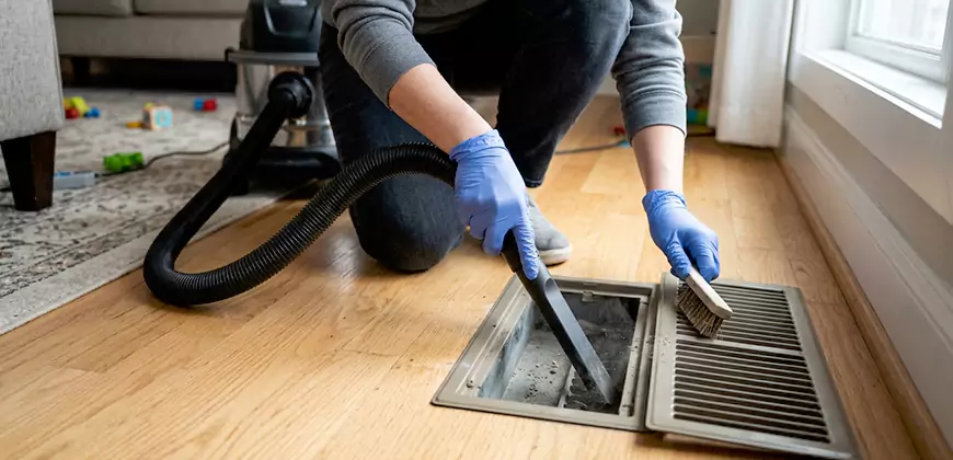 Ducted Heating Filter Cleaning in Collierville