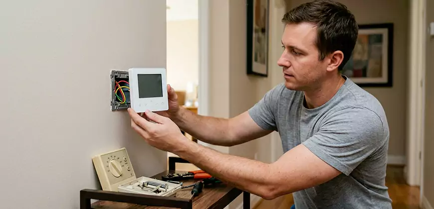 Heat Pump Thermostat Configuration in Collierville