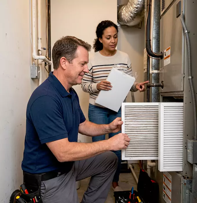 Why Collierville, TN Homeowners Choose Collierville HVAC Pros for AC Filter Cleaning?